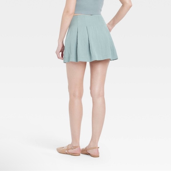 A New Day High Rise Pleated Teal Skort - NWT sz12 - Picture 3 of 8